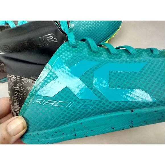 Under Armour Bandit XC Spikes Track Shoes Blue Black Mens 11.5 Sneakers Racing - Picture 15 of 16